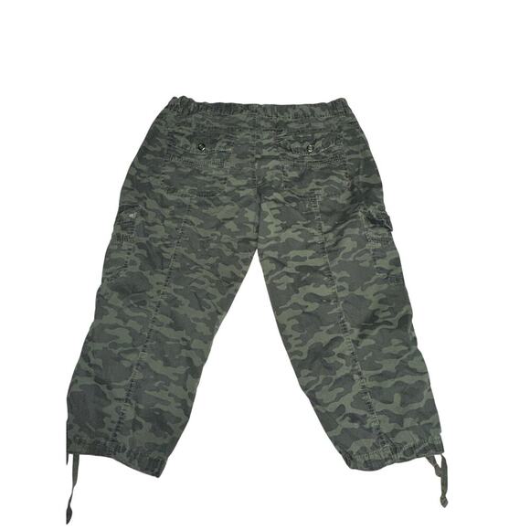 Union Bay Camouflage Cropped Pants drawstring Jr Sz 17 grunge skater streetwear - Picture 5 of 7